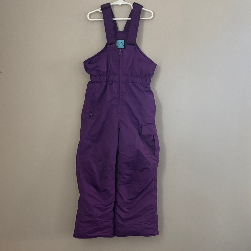 Vibrant Purple Kids Overalls